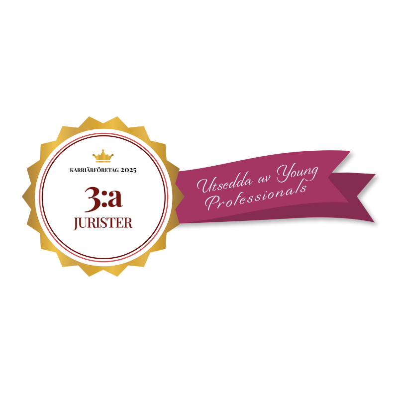 Utmärkelse karriärföretag 2025, 3:a Jurister